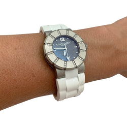 Montre CHAUMET "Class One", titane, diamants et caoutchouc - Castafiore