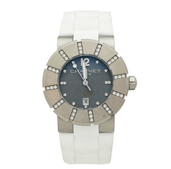 Montre CHAUMET "Class One", titane, diamants et caoutchouc - Castafiore