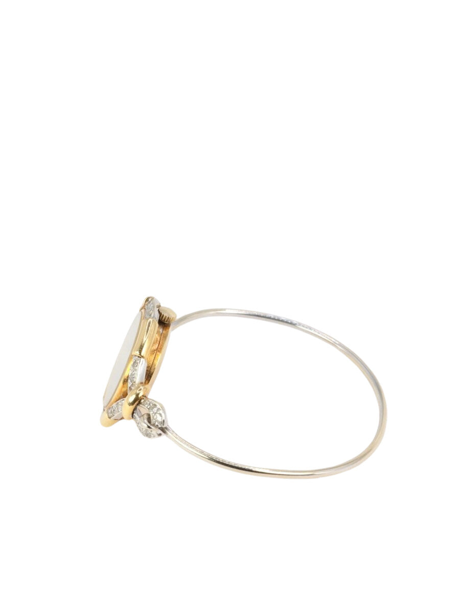 Montre de femme vintage Richards Zeger en or et diamants - Castafiore
