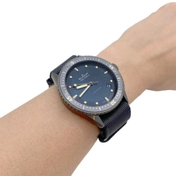 Montre de plongée Blancpain, “Fifty Fathoms Bathyscaphe", céramique. - Castafiore