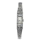 Montre en platine et diamants Art Deco - Castafiore