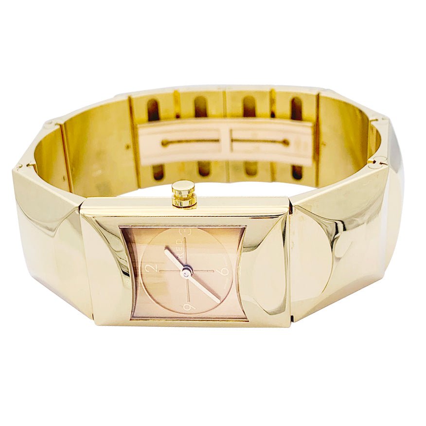 Montre Fred, "Cut", or jaune. - Castafiore