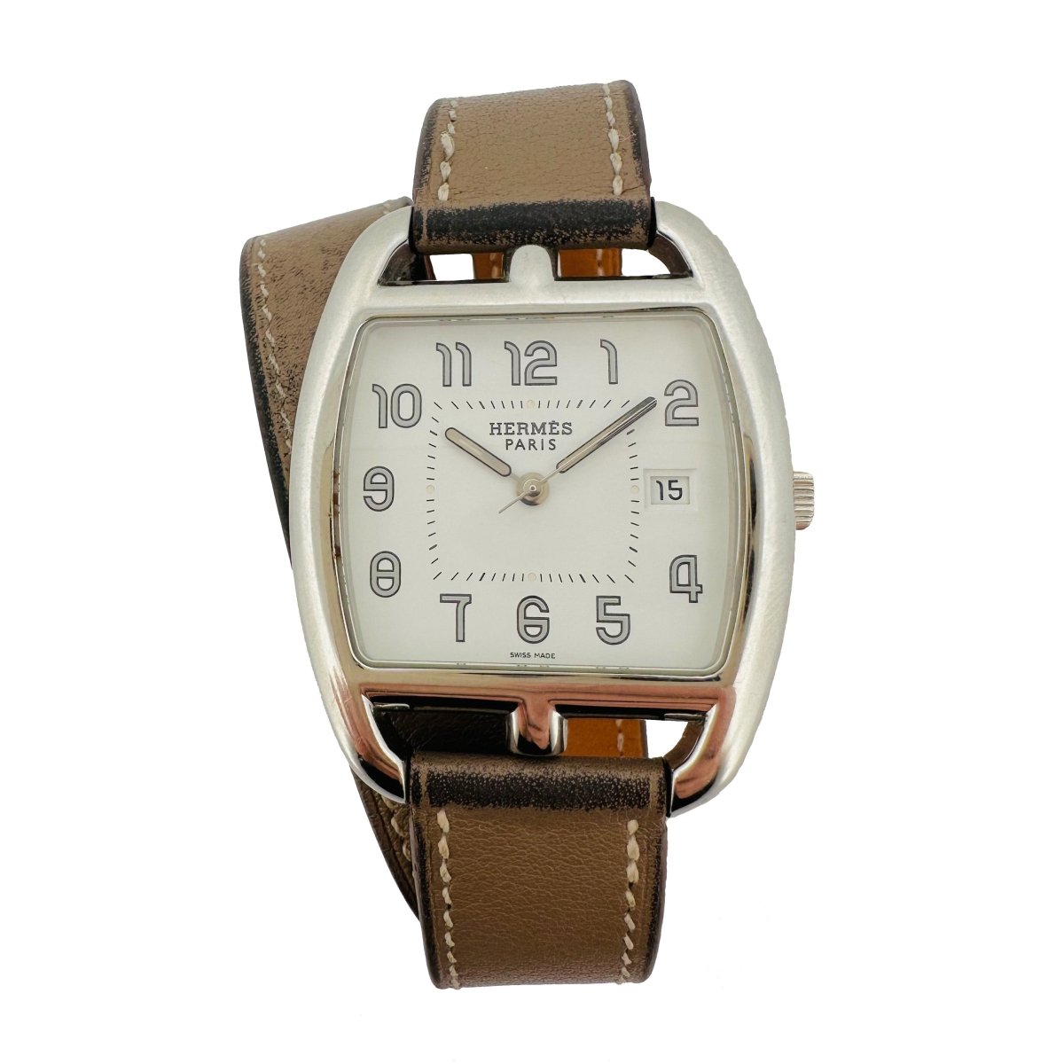 Montre hermes femme acier hot sale