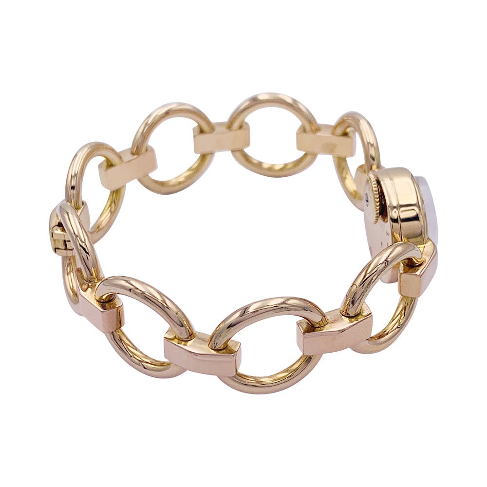 Montre JAEGE-LECOULTRE or jaune et or rose - Castafiore