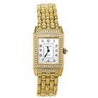 Montre Jaeger Lecoultre "Reverso Duetto" en or jaune, nacre et diamants. - Castafiore