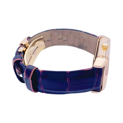 Montre JAEGER-LECOULTRE "Reverso Duetto", en or rose et diamants - Castafiore