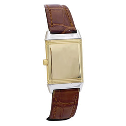 Montre Jaeger-Lecoultre, "Reverso", en acier et or jaune. - Castafiore