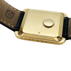 Montre Piaget en or jaune, cuir. - Castafiore