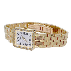 Montre Piaget, "Protocole", or jaune et diamants. - Castafiore