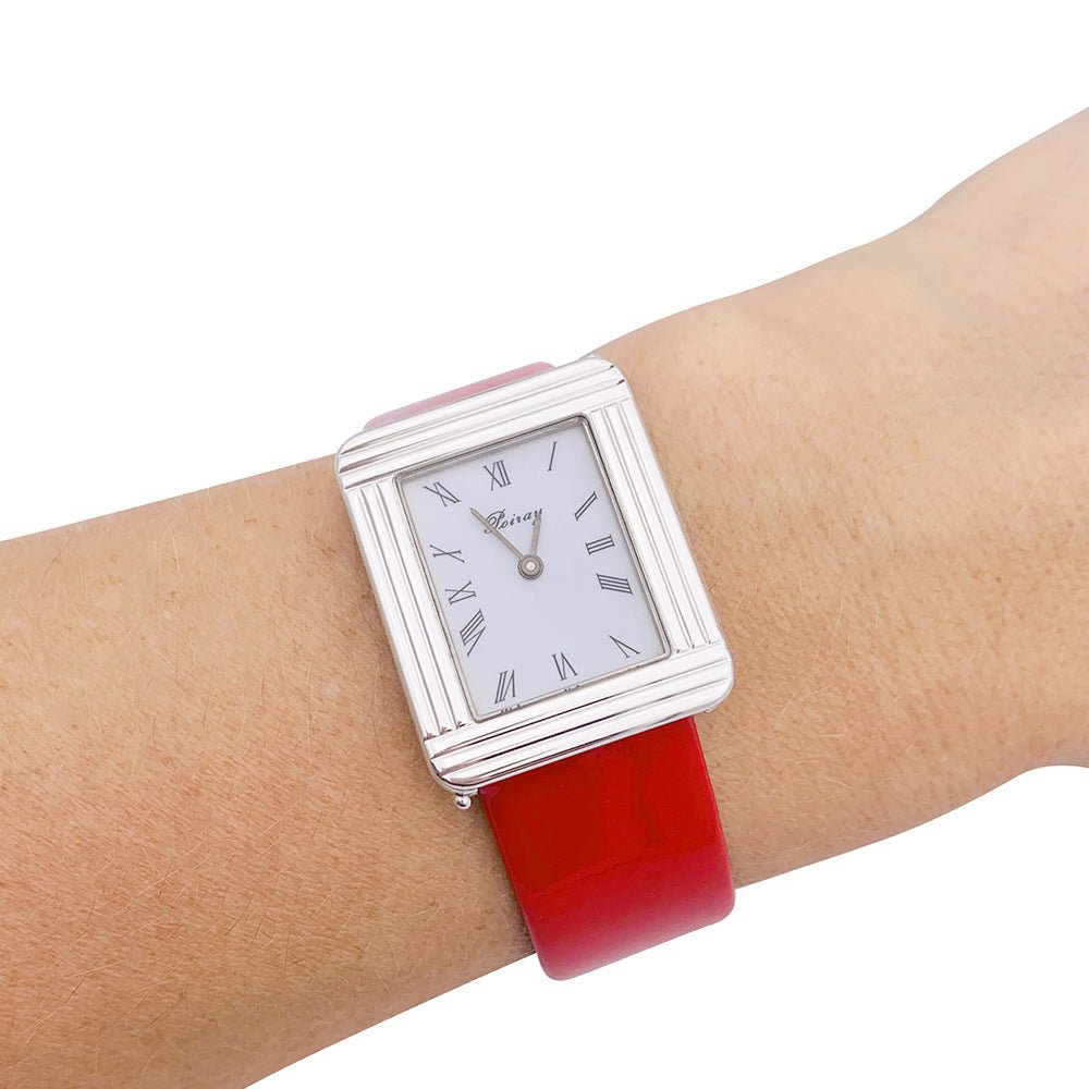 Montre Poiray, "Ma Première", acier. - Castafiore