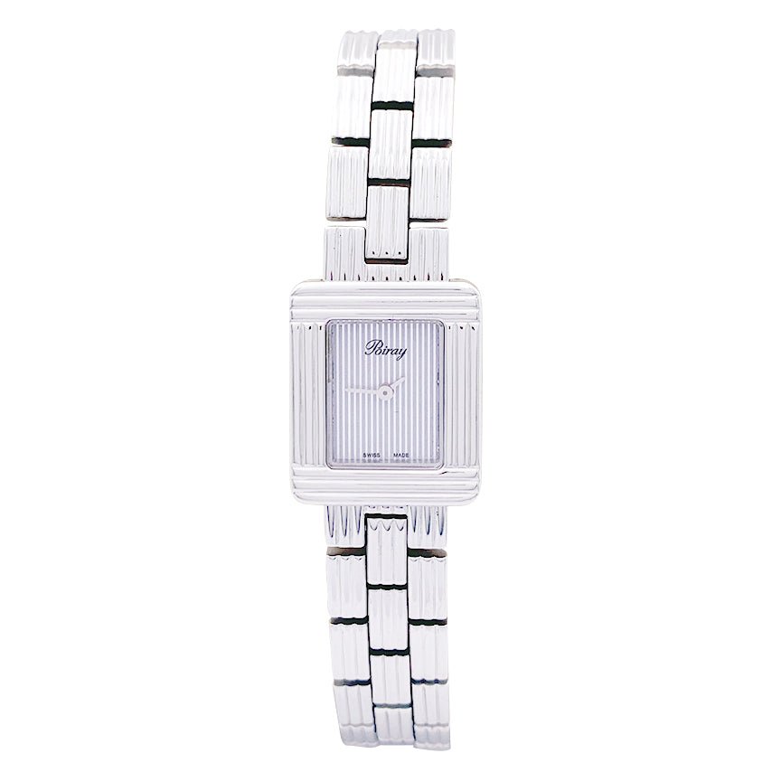 Montre POIRAY "Ma Première Mini" en acier. - Castafiore