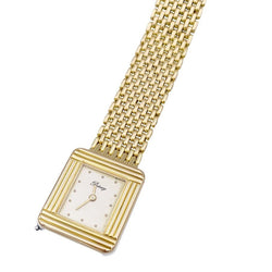 Montre Poiray, "Ma Première", or jaune, plaqué or, acier - Castafiore