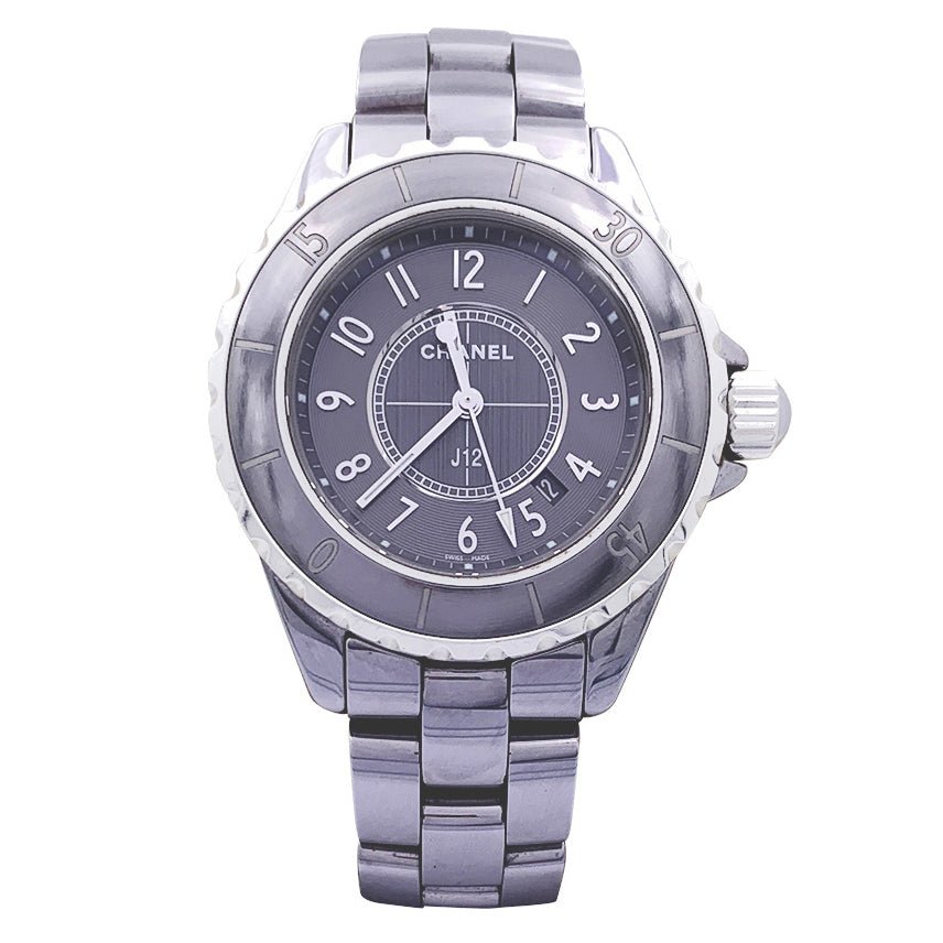 Montre Quartz CHANEL "J12 Chromatic" en acier céramique de titane - Castafiore