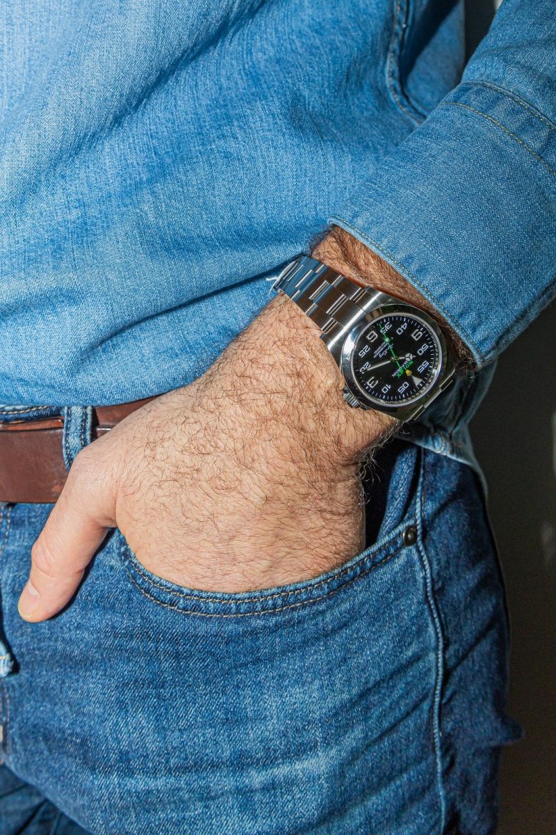 ROLEX “Air king” watch in steel – Castafiore - Main Image