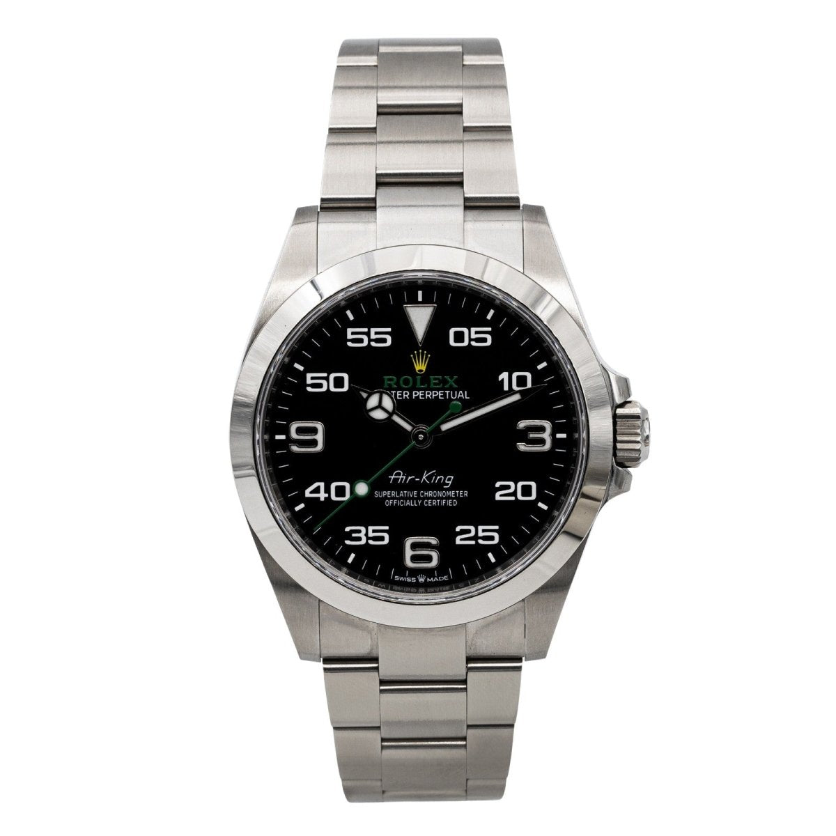 Montre ROLEX "Air king" en acier - Castafiore
