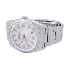 Montre ROLEX "Oyster Perpetual Air-King" en acier - Castafiore