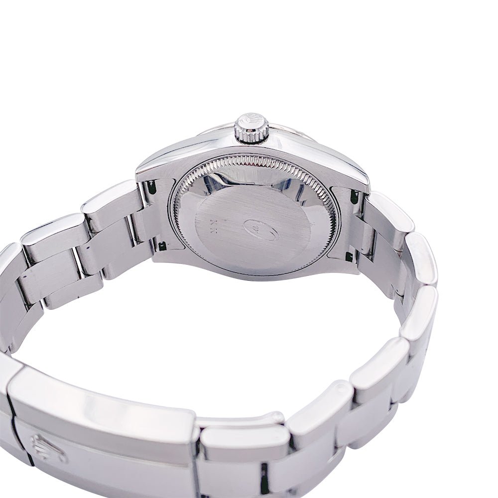 Montre ROLEX "Oyster Perpetual Datejust", acier et diamants - Castafiore