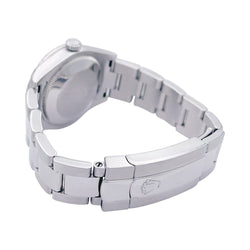 Montre ROLEX "Oyster Perpetual Datejust", acier et diamants - Castafiore