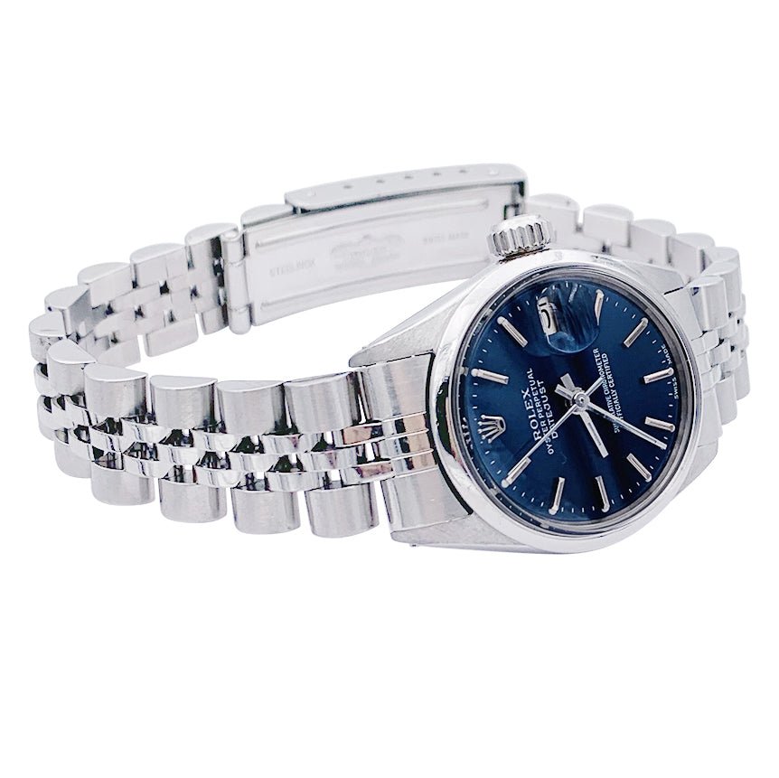 Montre ROLEX "Oyster Perpetual Datejust" en acier. - Castafiore