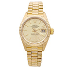 Montre Rolex "Oyster Perpetual Datejust" en or jaune. - Castafiore