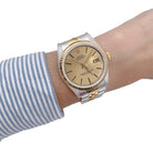 Montre ROLEX "Oyster Perpetual Datejust", or jaune et acier. - Castafiore