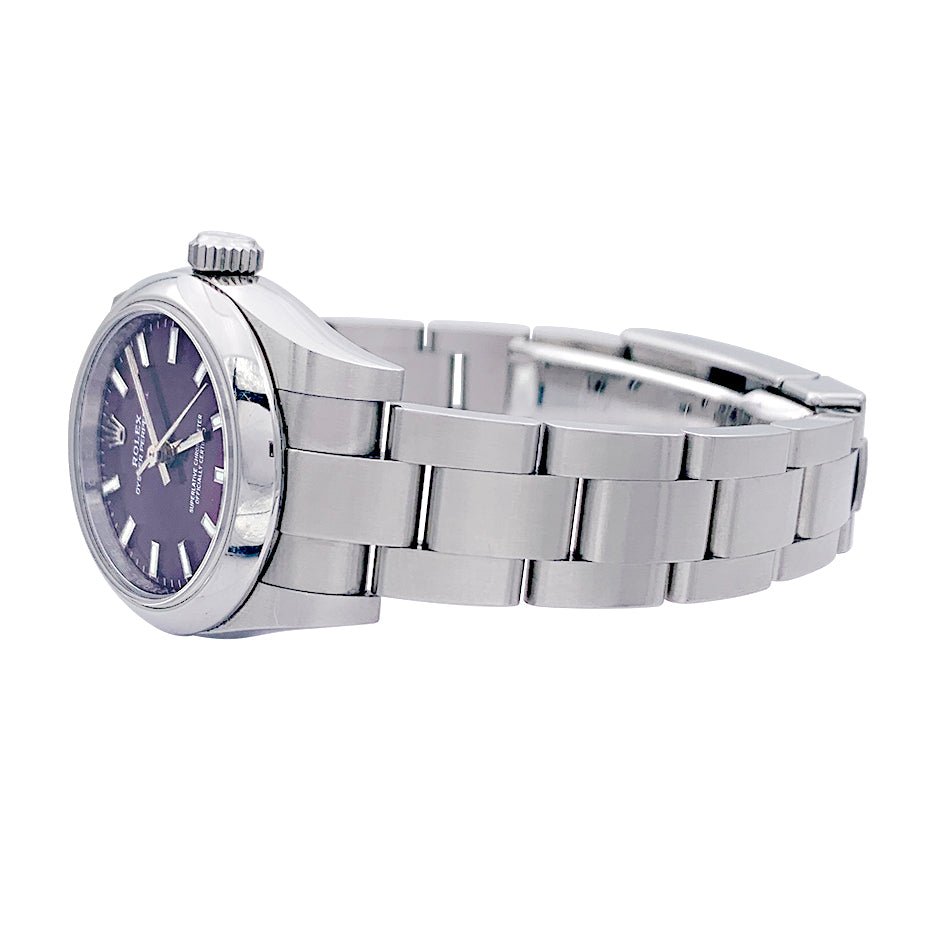 Montre Rolex,"Oyster Perpetual", en acier. - Castafiore