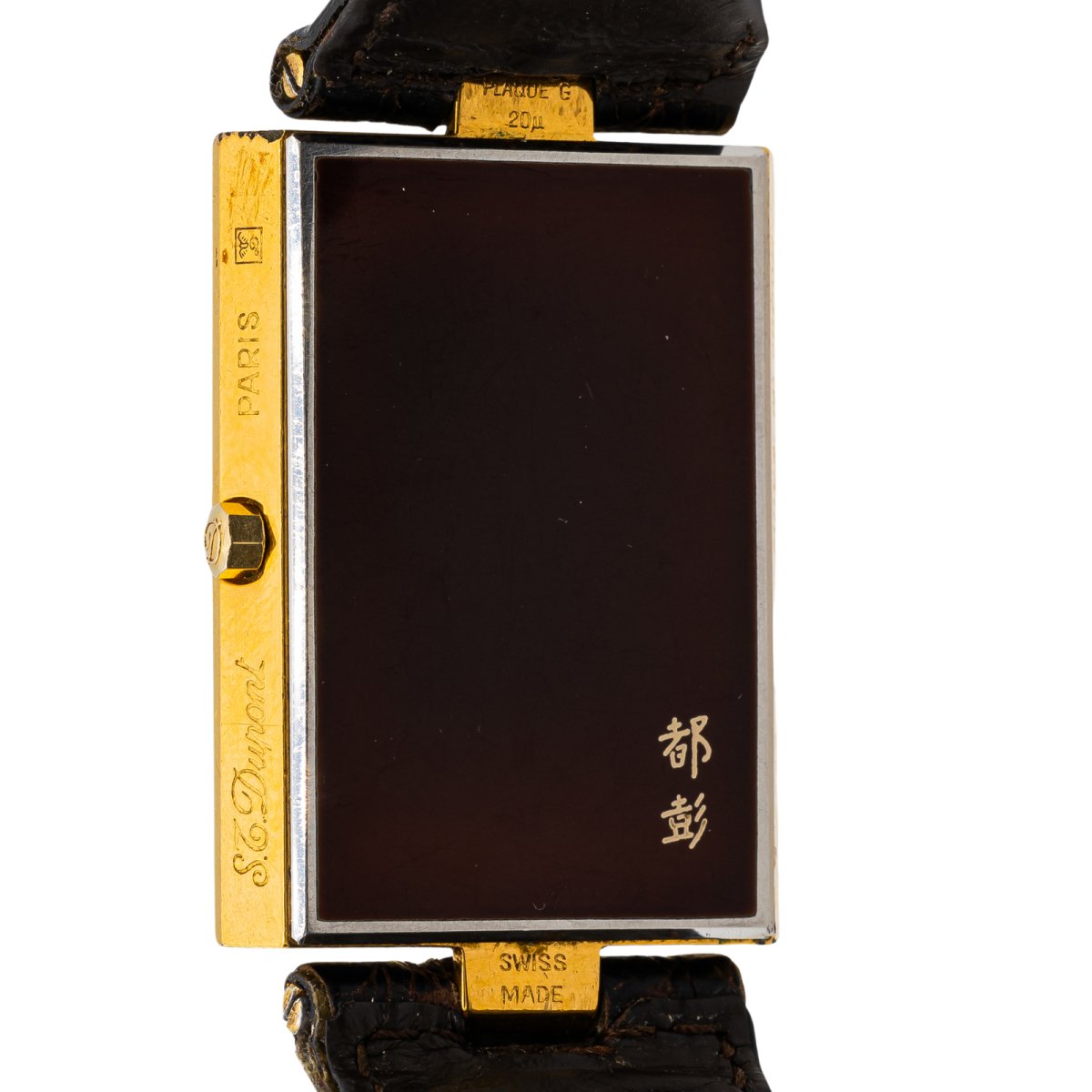 Montre SAINT DUPONT en plaqué or - Castafiore