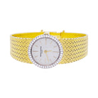 Montre VACHERON CONSTANTIN en or jaune, or blanc et diamants - Castafiore