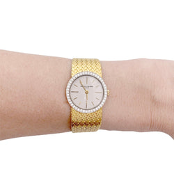 Montre VACHERON CONSTANTIN en or jaune, or blanc et diamants - Castafiore