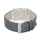 Montre VAN CLEEF & ARPELS "Classique Arpels" en or blanc, diamants, nacre et satin - Castafiore