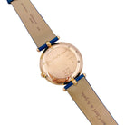 Montre VAN CLEEF & ARPELS "Pierre Arpels"en or rose, diamants et cuir - Castafiore