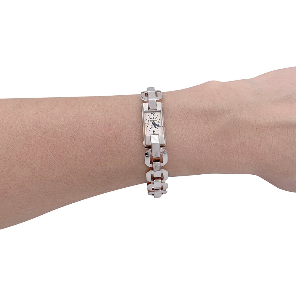 Montre vintage Jaeger Lecoultre, acier. - Castafiore