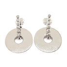 Paire de boucles d’oreilles CHAUMET en or blanc et diamants - Castafiore