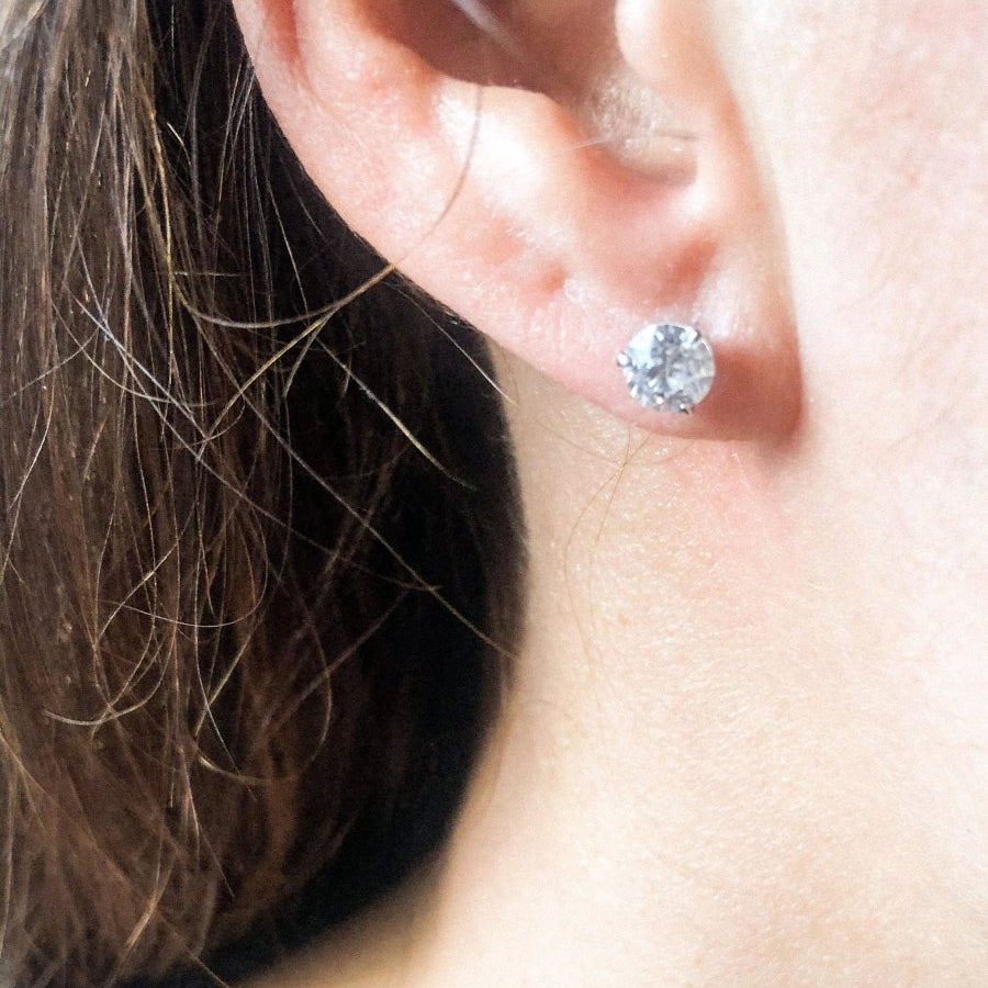 Paire de boucles d'oreilles en diamant taille ancienne - Castafiore