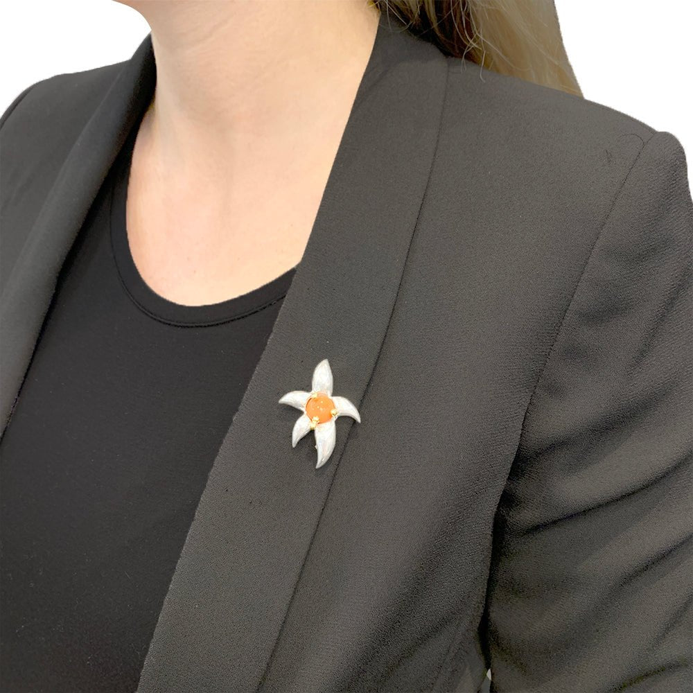 Parure TIFFANY & CO. argent, or jaune et corail - Castafiore