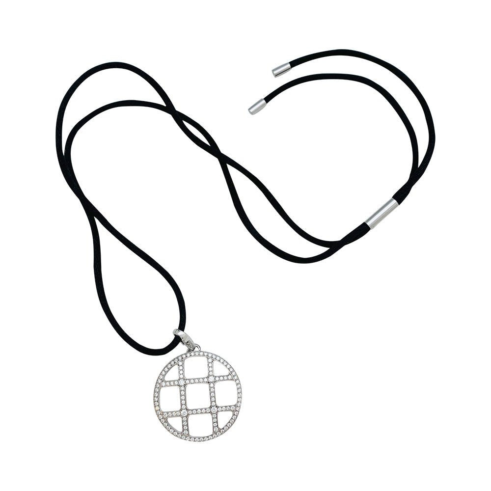 Pendentif Cartier, "Pasha", or blanc, diamants - Castafiore