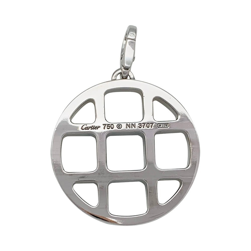 Pendentif Cartier, "Pasha", or blanc, diamants - Castafiore