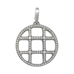 Pendentif Cartier, "Pasha", or blanc, diamants - Castafiore