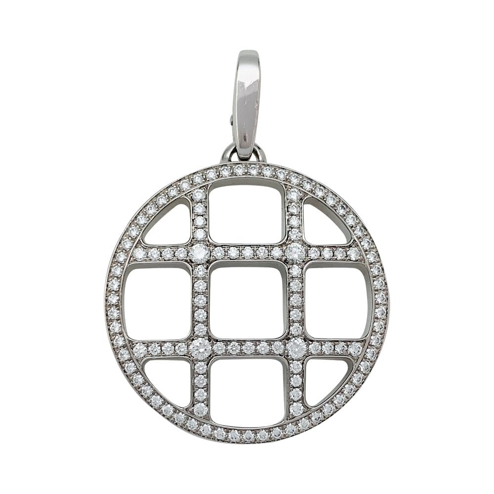Pendentif Cartier, "Pasha", or blanc, diamants - Castafiore