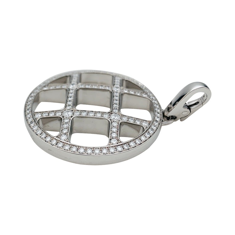 Pendentif Cartier, "Pasha", or blanc, diamants - Castafiore