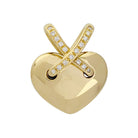 Pendentif Chaumet, collection "Liens", en or jaune et diamants - Castafiore