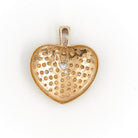 Pendentif coeur en 2 ors et diamants - Castafiore