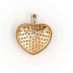 Pendentif coeur en 2 ors et diamants - Castafiore