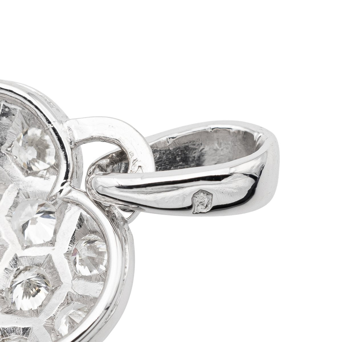 Pendentif Coeur Or blanc Diamant - Castafiore