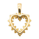 Pendentif Cœur Or jaune Diamant - Castafiore