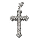 Pendentif Croix Or blanc Diamant - Castafiore