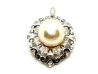 Pendentif en or blanc, diamants et perle - Castafiore