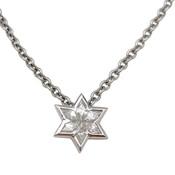 Pendentif en or blanc, étoile diamants - Castafiore