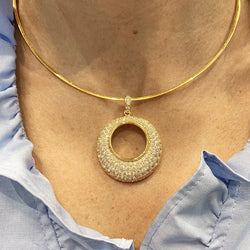 Pendentif en or jaune et diamants - Castafiore