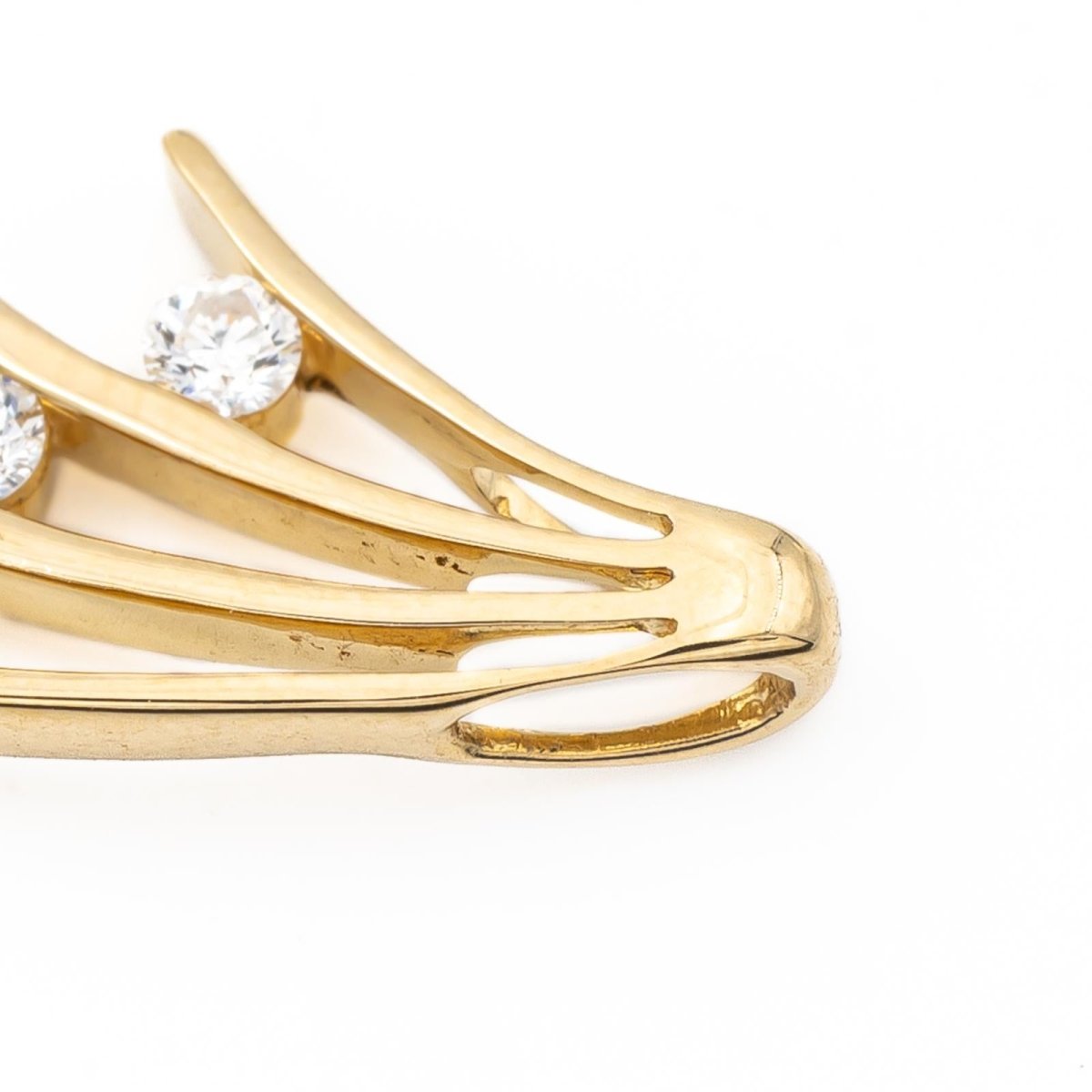 Pendentif en or jaune et diamants - Castafiore